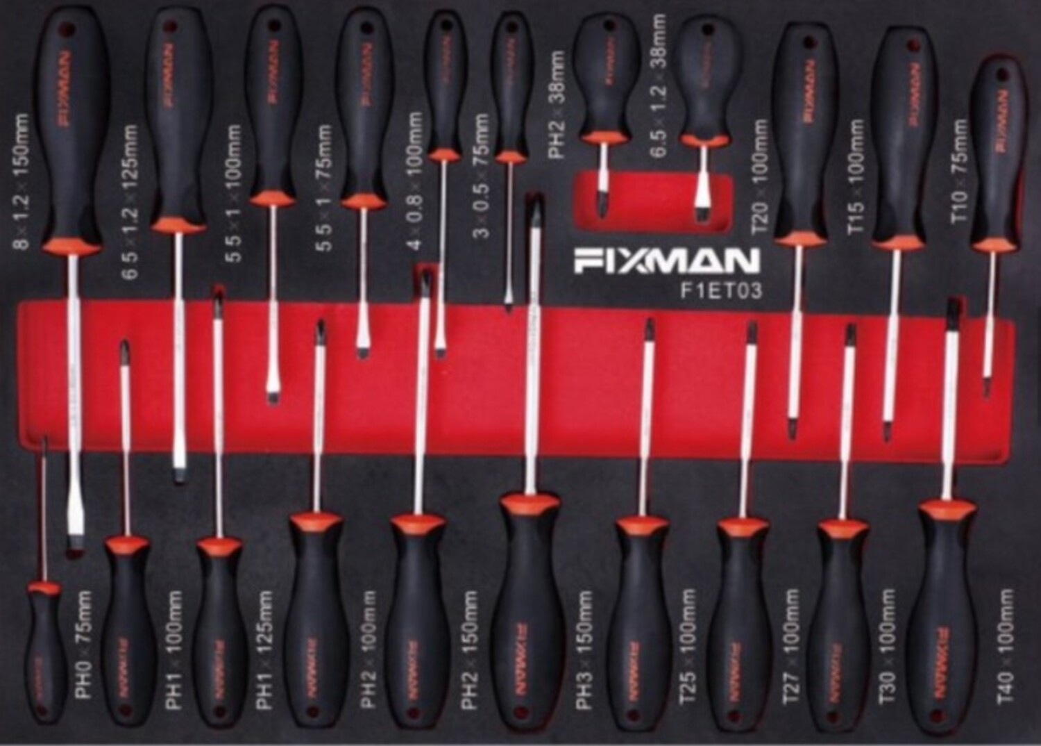 เครื่องมือ Fixman จำนวน 21 ชิ้น