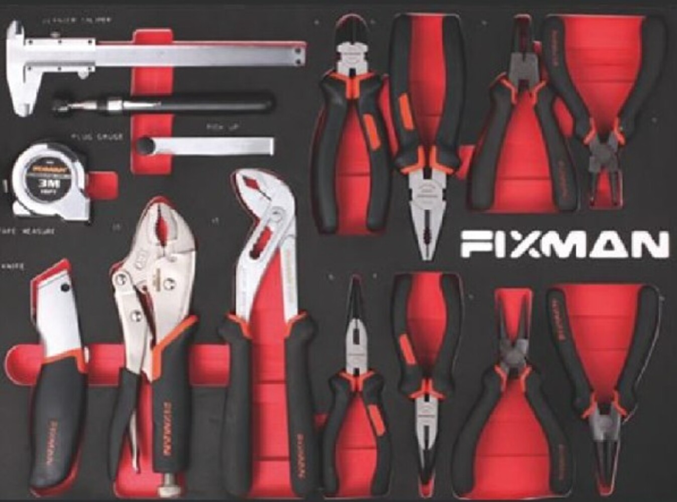เครื่องมือ Fixman จำนวน 15 ชิ้น