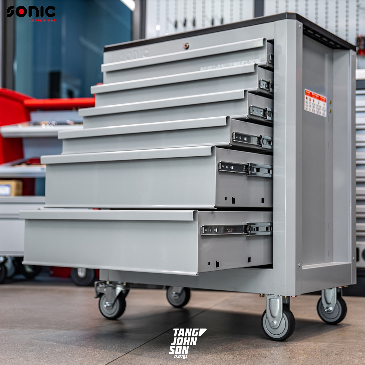ตู้เครื่องมือ Sonic S7 สีเทาพิเศษ