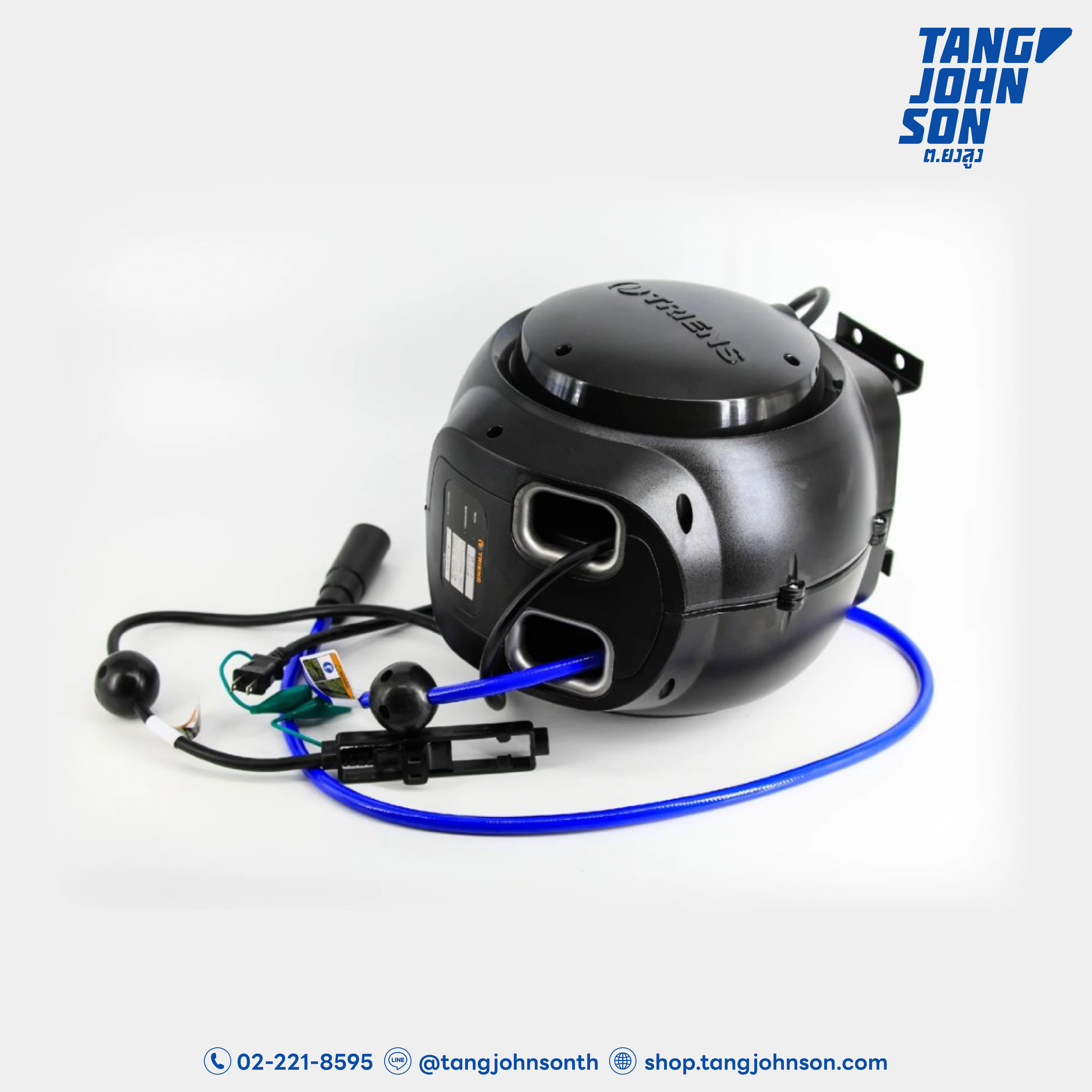 ตลับม้วน TRIENS แบบสายไฟ และ แบบสายลม ในตัวเดียวกัน รุ่น UN-A3-C